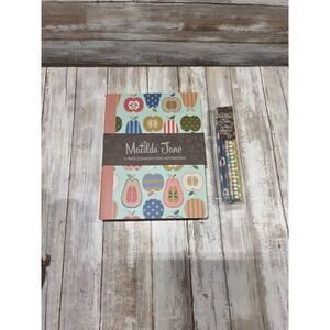 Matilda Jane 3-Pack Composition‎ Notebooks and 12-Pack Pencil Set Floral Fruit